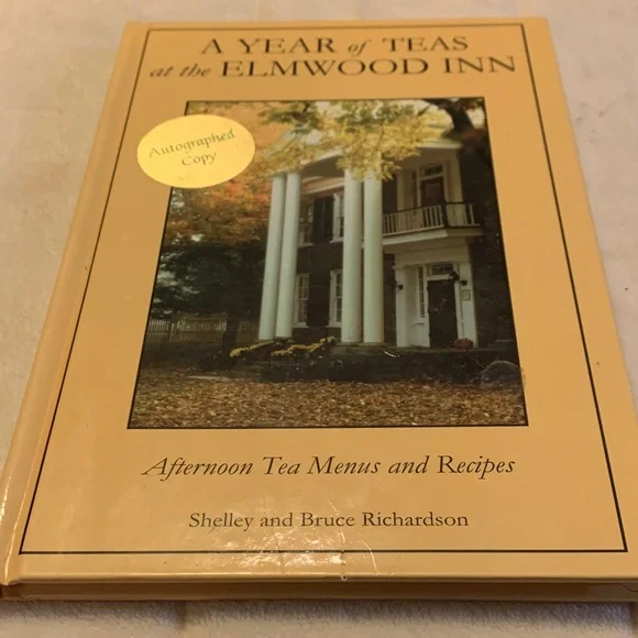 Autographed Tea menu and recipes - Picture 2 of 9